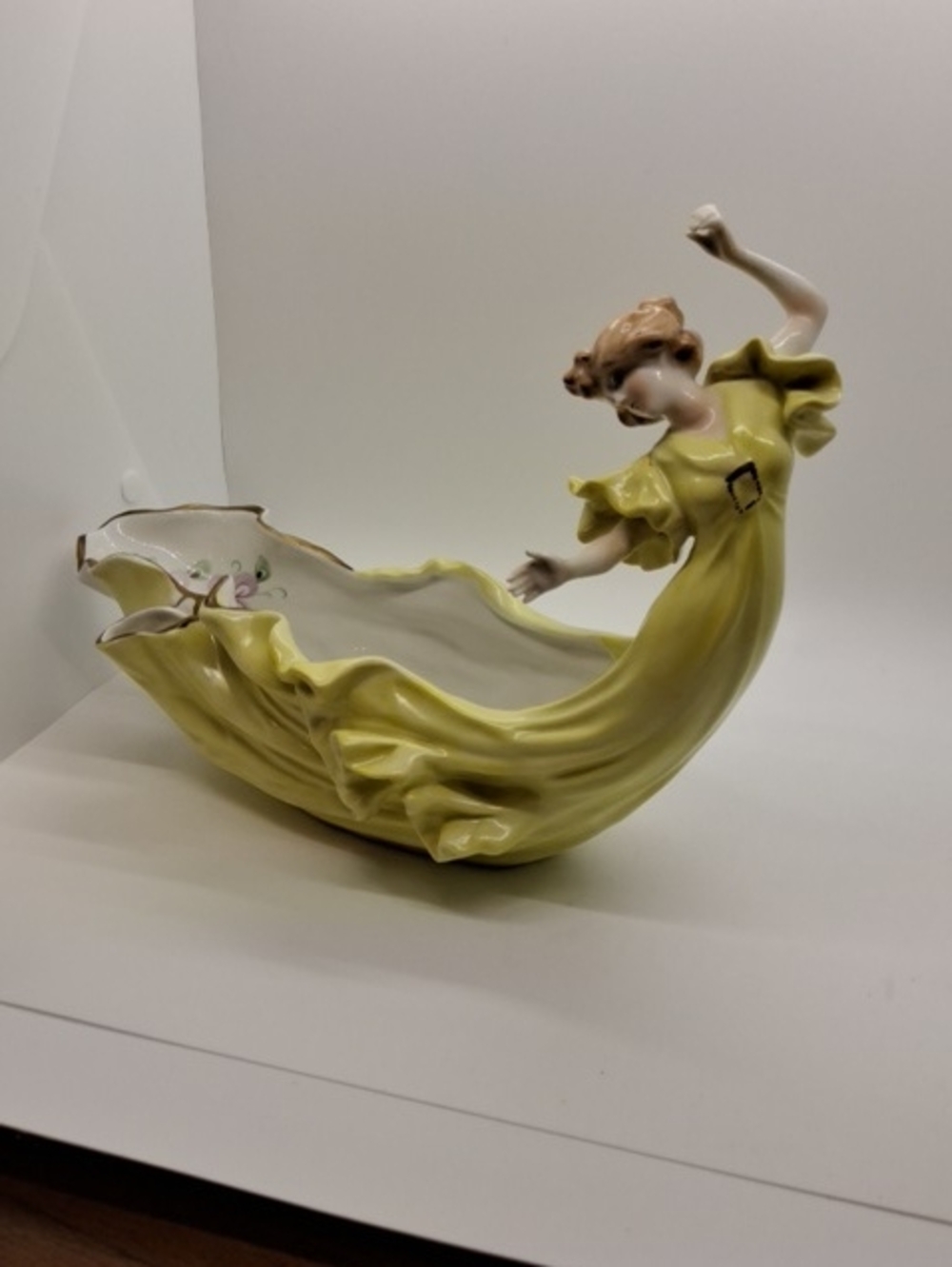 Stunning 19th Century Von Schierholz Germany Porcelain Female Figurine Rare Find
